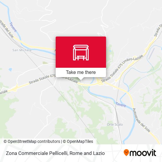 Zona Commerciale Pellicelli map
