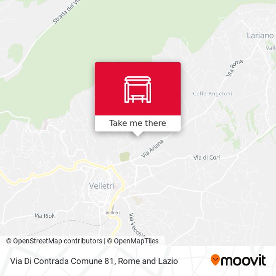Via Di Contrada Comune 81 map