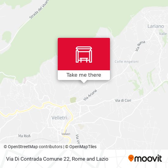 Via Di Contrada Comune 22 map
