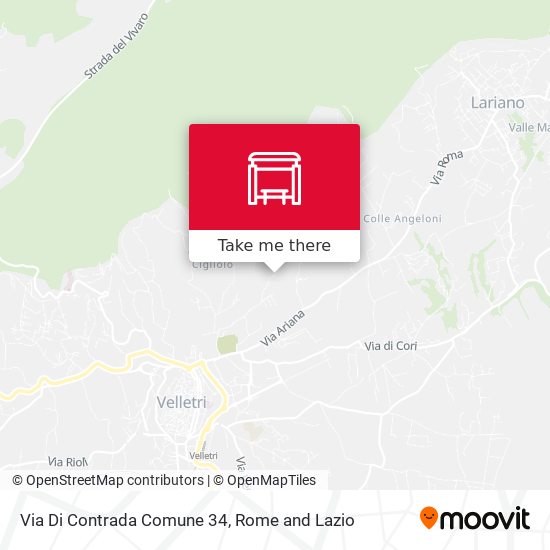 Via Di Contrada Comune 34 map