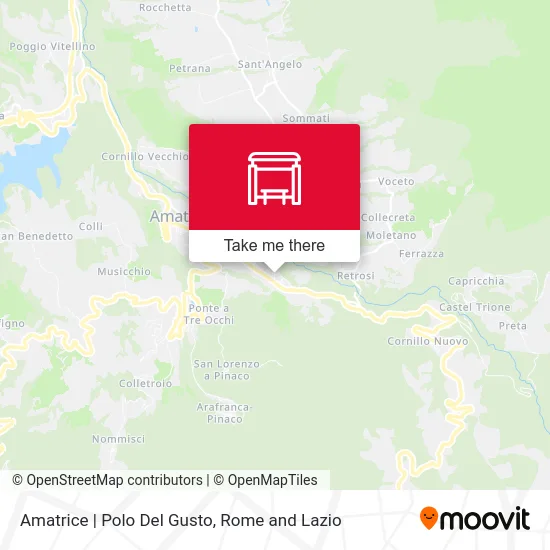 Amatrice | Taste Center map