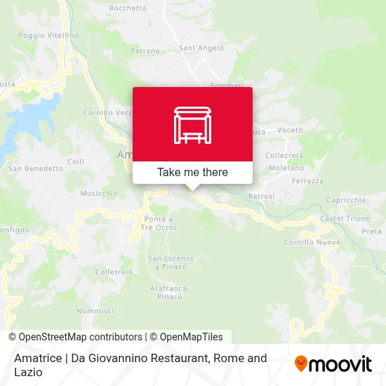 Amatrice | Da Giovannino Restaurant map