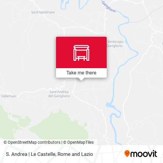 S. Andrea | Le Castelle map