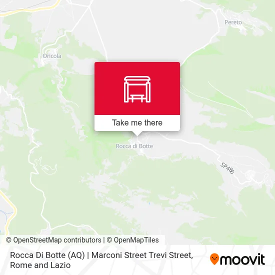 Rocca Di Botte (AQ) | Marconi Street Trevi Street map