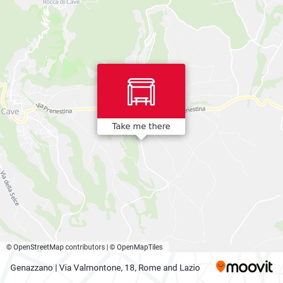 Genazzano | Via Valmontone, 18 map