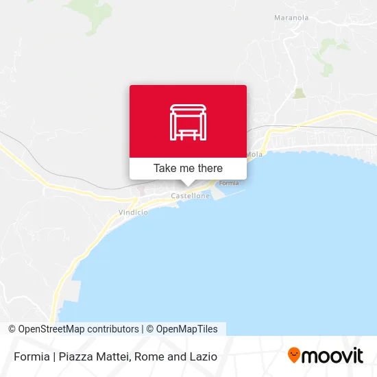 Formia Mattei Square map