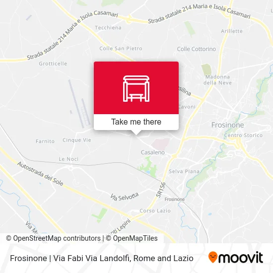 Frosinone | Fabi St Landolfi St map