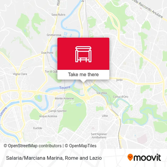 Salaria/Marciana Marina map