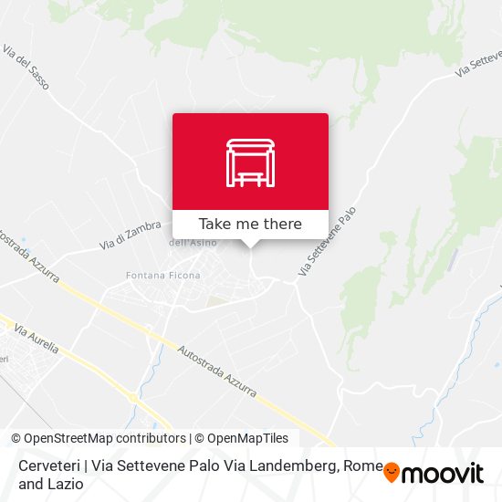 Cerveteri | Via Settevene Palo Via Landemberg map