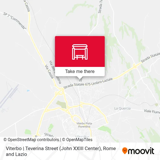 Viterbo | Teverina Street (John XXIII Center) map