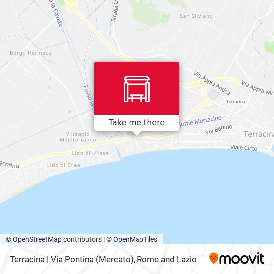 Terracina | Via Pontina (Mercato) map