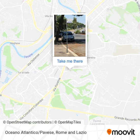 Atlantic Ocean/Pavese map