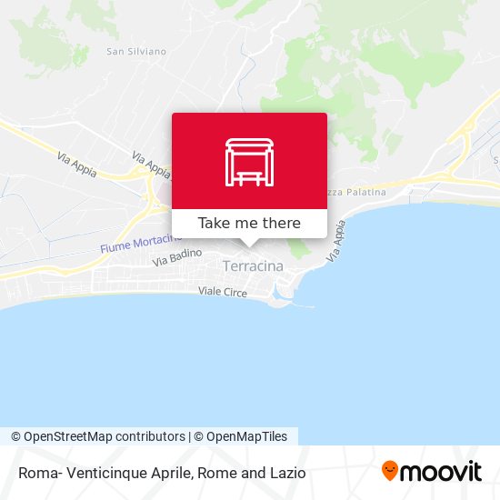 Roma- Venticinque Aprile map