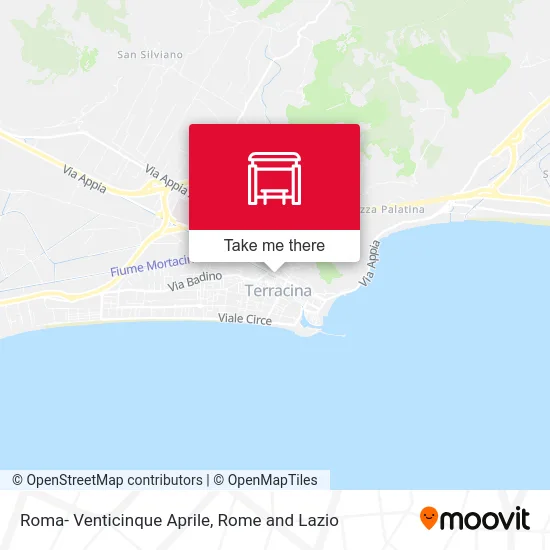Roma- Venticinque Aprile map
