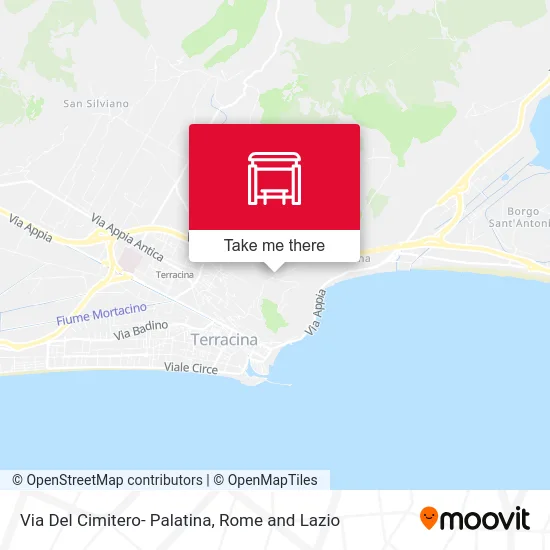 Cemetery Street - Palatina map