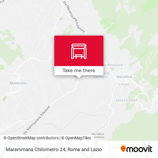 Maremmana Chilometro 24 map