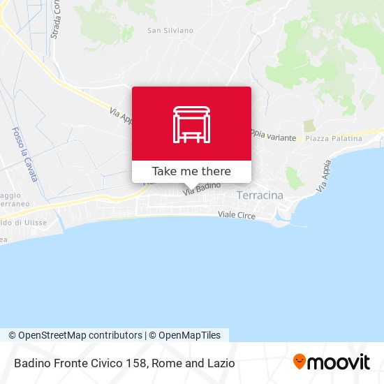 Badino Fronte Civico 158 map