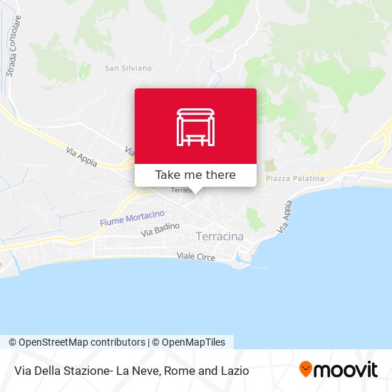 Via Della Stazione- La Neve map