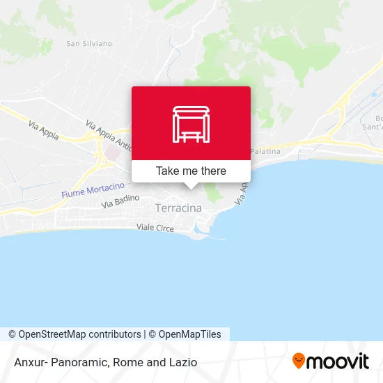 Anxur- Panoramic map