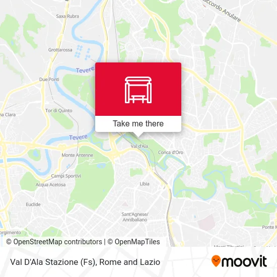 Val D'Ala Station (FS) map