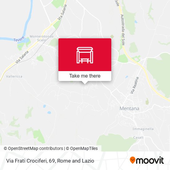 Via Frati Crociferi, 69 map