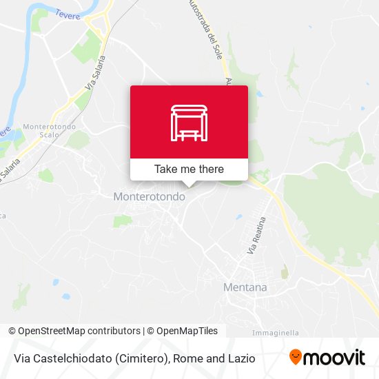 Via Castelchiodato (Cimitero) map