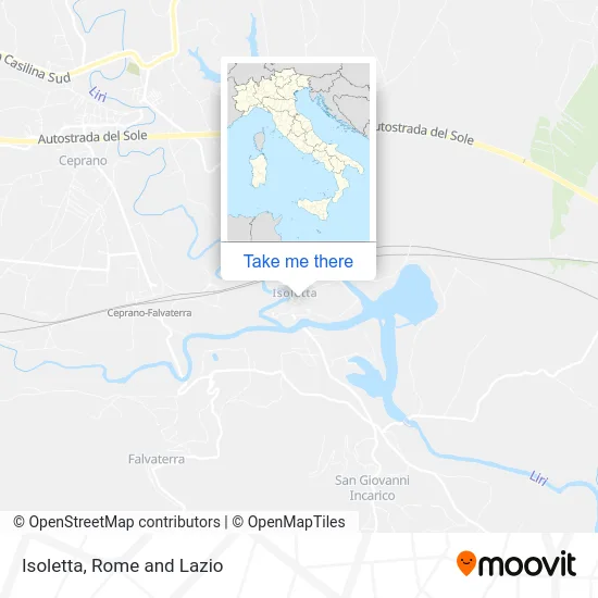 Isoletta map