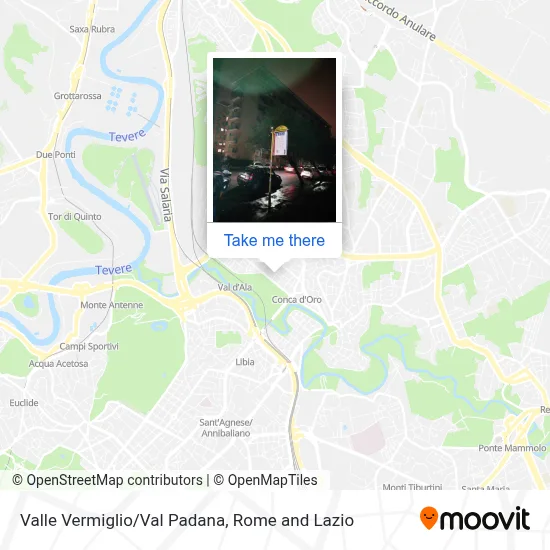 Valle Vermiglio/Val Padana map