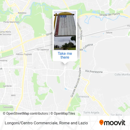 Longoni/Shopping Center map