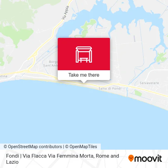 Fondi | Via Flacca Via Femmina Morta map