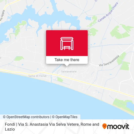 Fondi | Via Sant'Anastasia Via Selva Vetere map