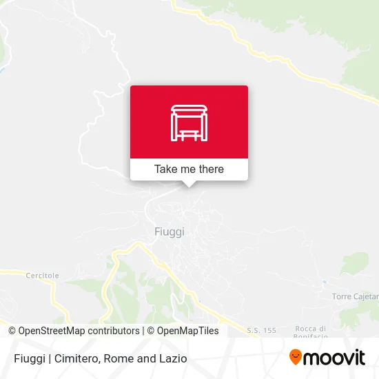 Fiuggi | Cimitero map