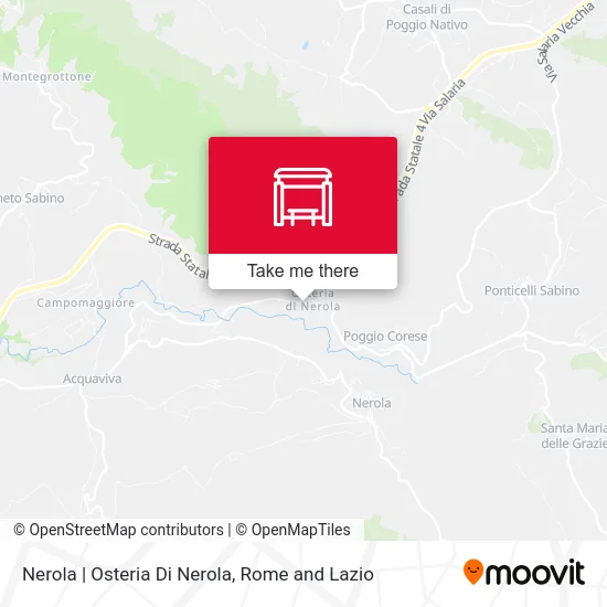 Nerola | Osteria Di Nerola map