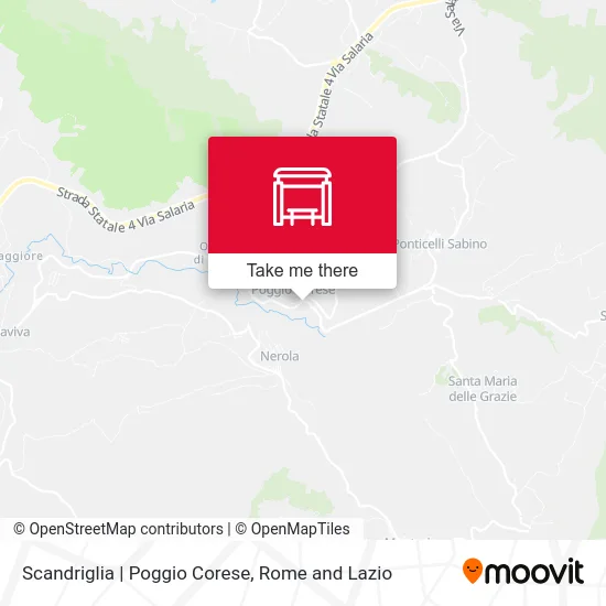 Scandriglia | Poggio Corese map