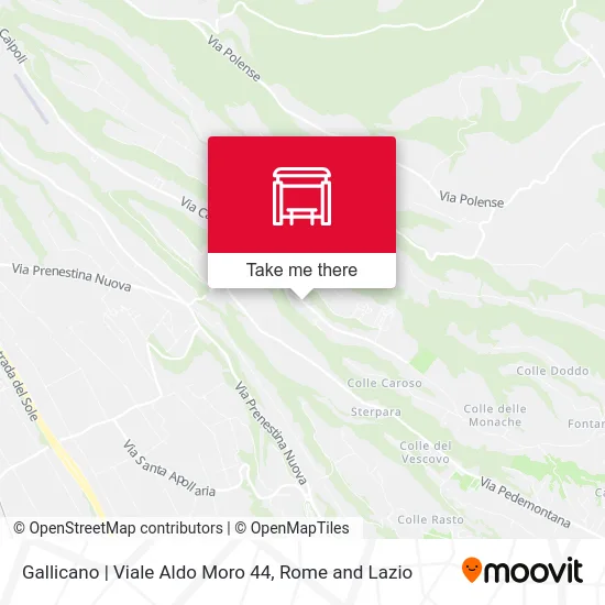 Gallicano | Aldo Moro Avenue 44 map
