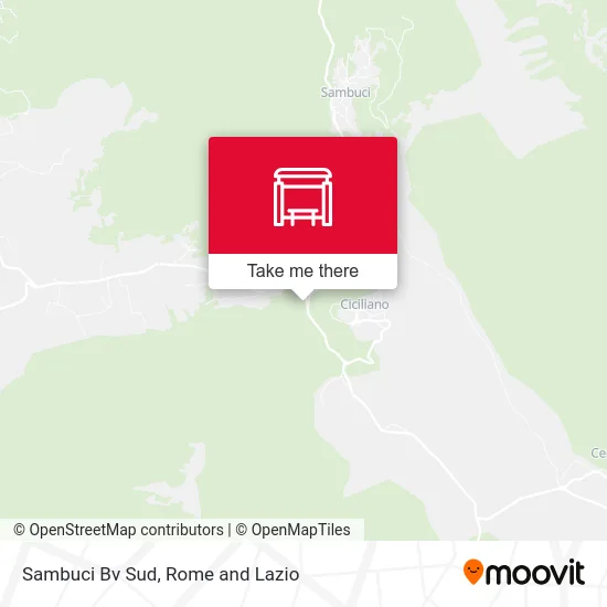 Sambuci South Junction map