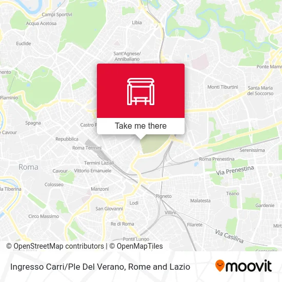 Carriage Entrance / Verano Square map