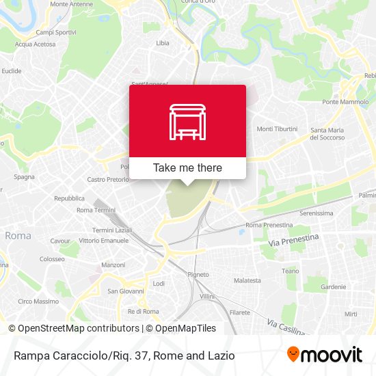 Rampa Caracciolo/Riq. 37 map
