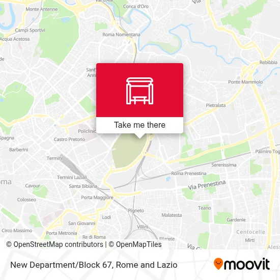 New Department/Block 67 map