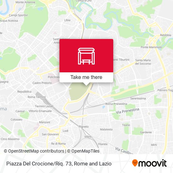 Piazza Del Crocione/Riq. 73 map
