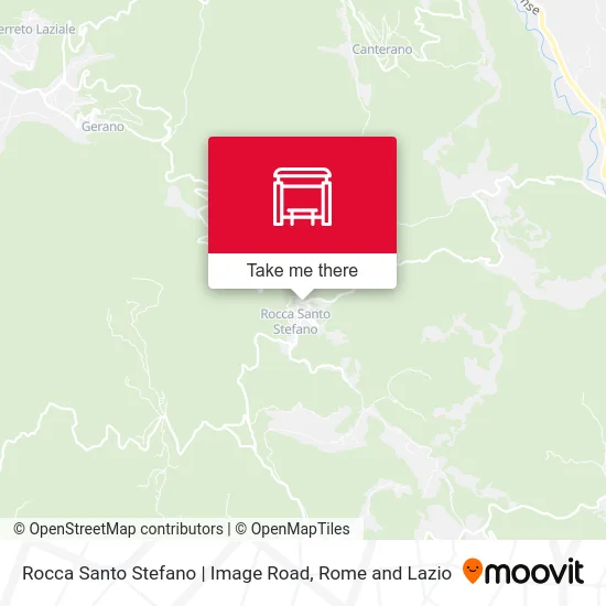 Rocca Santo Stefano | Image Road map