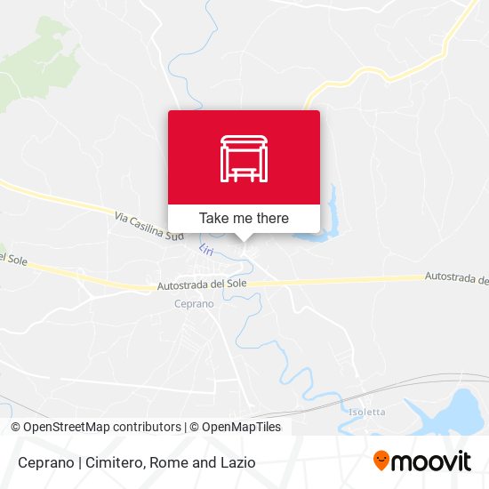 Ceprano | Cimitero map