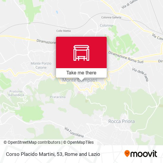 Corso Placido Martini, 53 map