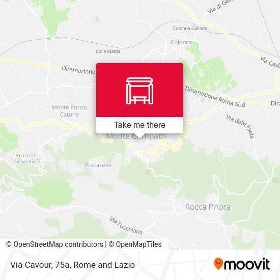 Cavour Street, 75a map