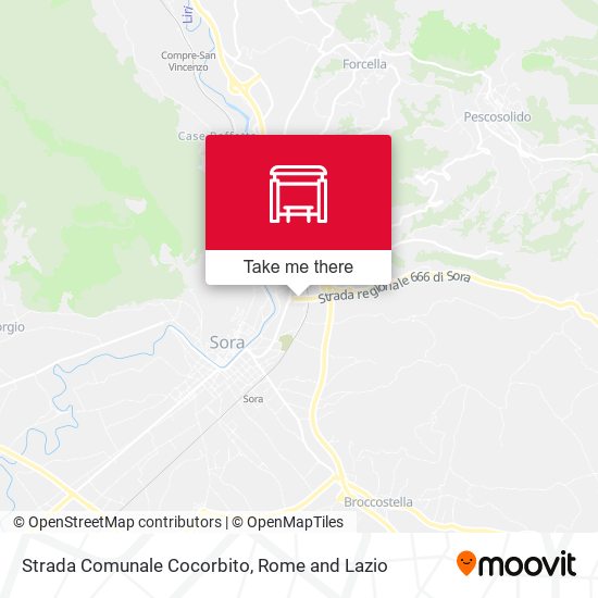 Strada Comunale Cocorbito map