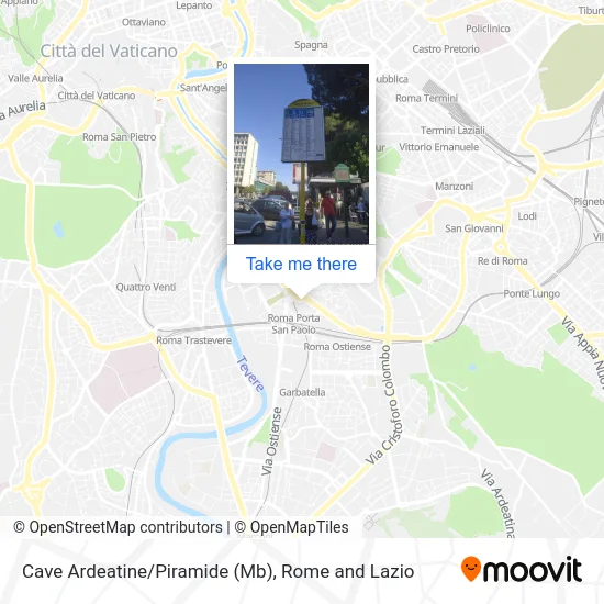 Cave Ardeatine/Pyramid (Mb) map