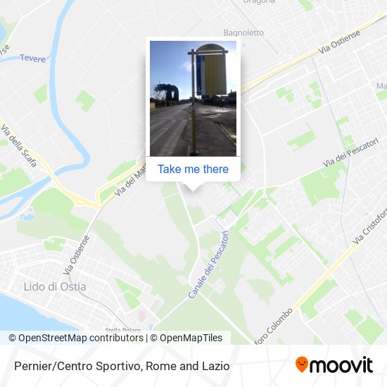 Pernier/Centro Sportivo map