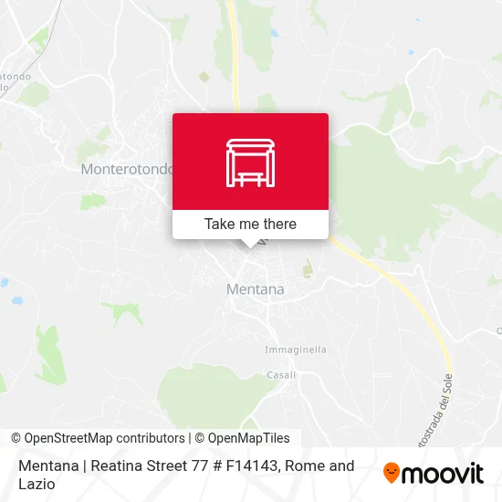 Mentana | Reatina Street 77 # F14143 map