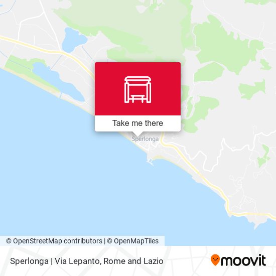 Sperlonga | Via Lepanto map