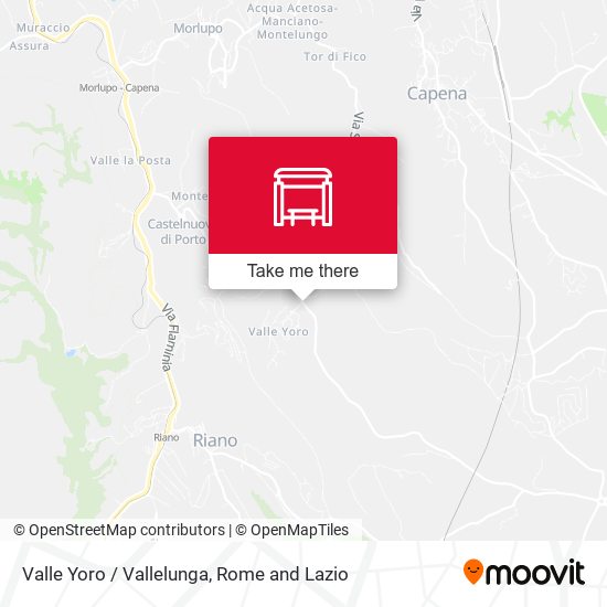 Valle Yoro / Vallelunga map
